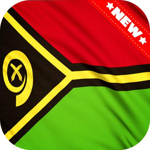 Vanuatu Flag Wallpaper - Drapeau Vanuatu 2.2