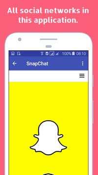 Messenger - All Social Network In One Application screenshot 1