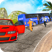 US Prisoner Police Bus: Bus Games icon