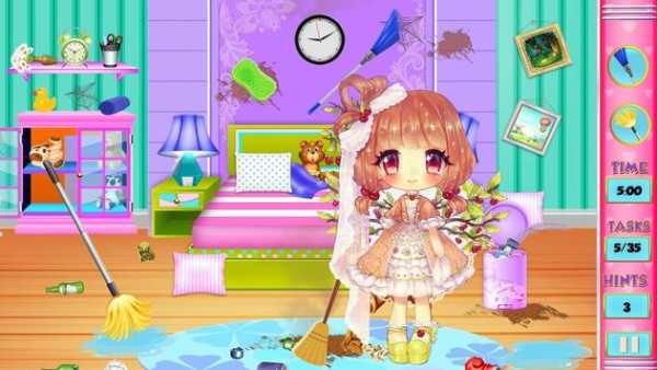 Dolls Makeover Room : Princess - Cleaning - Game screenshot 2