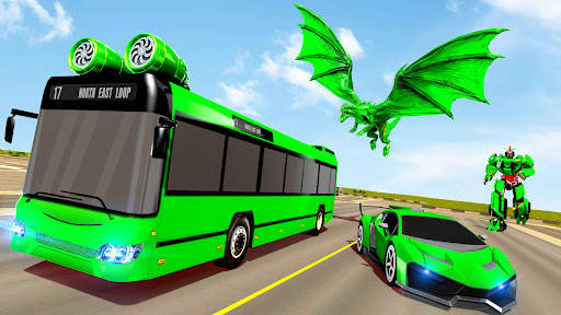 Flying Bus Robot Car Transform screenshot 5