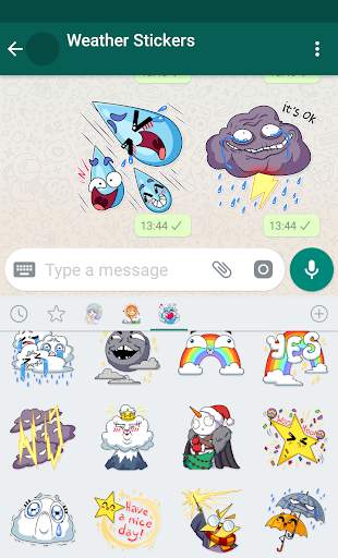 New WAStickerApps ⛅ Weather Stickers For WhatsApp screenshot 2
