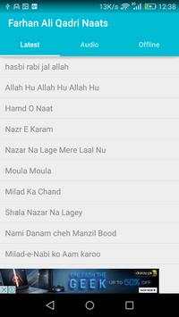 Farhan Ali Qadri Latest Naats screenshot 2