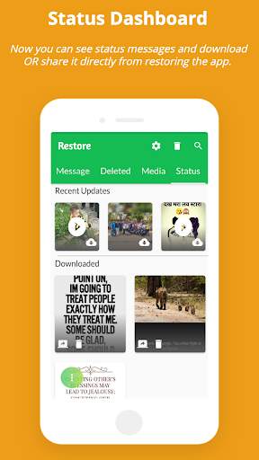 Restore : Recover Deleted messages & Status saver screenshot 6