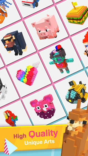 Voxel Doodle - Color By Number 3D screenshot 2
