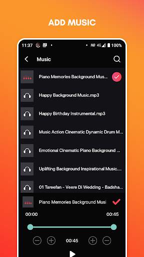 Video Maker with Songs & Photo screenshot 7