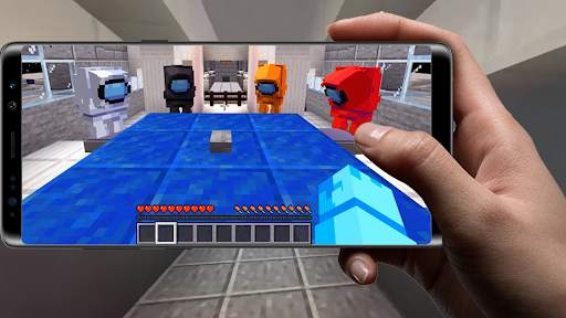 Impostor   Among Us mod skin MCPE screenshot 1