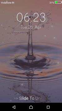 Water Drop - Lock Screen Pro screenshot 7
