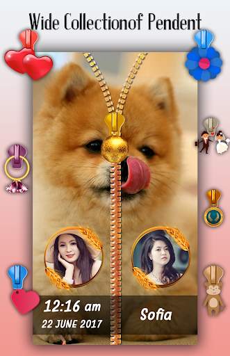 Puppy Zipper Lock Screen 5 تصوير الشاشة