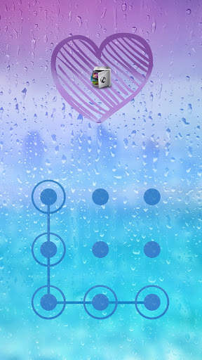 AppLock Theme Rain screenshot 2