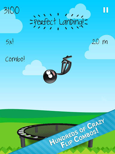 Stickman Trampoline FREE Backflip Jump Flip Master screenshot 11