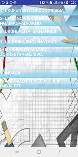 Grade 12 Isizulu HL Mobile Application screenshot 2