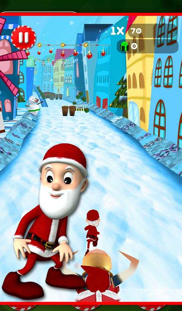 Santa running Dash Adventure скриншот 4