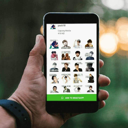 500 Sticker WA Kpop Funy - Free screenshot 1