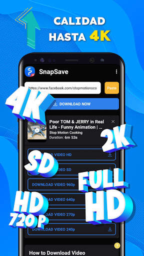 Descargar Vídeos de Facebook Full HD 4K - SnapSave screenshot 5