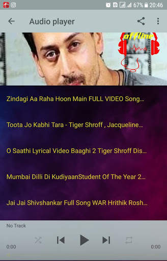 Tiger shroff Song (offline) screenshot 4
