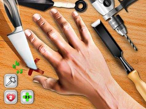 Finger Knife Hand Game Challenge screenshot 1