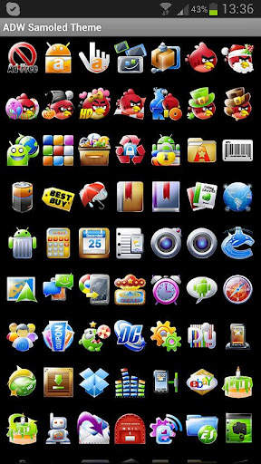 ADW Theme Samoled screenshot 7