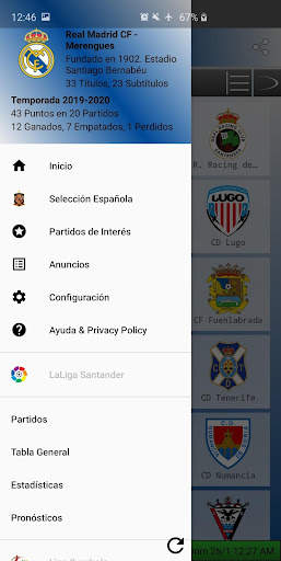 Futbol LaLiga screenshot 1
