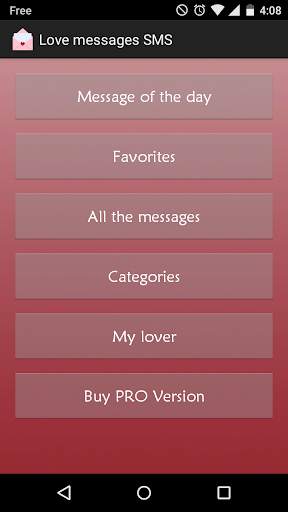 Love Messages SMS screenshot 1
