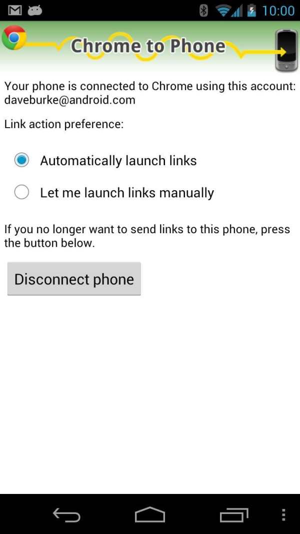 [DEPRECATED] Chrome to Phone screenshot 2