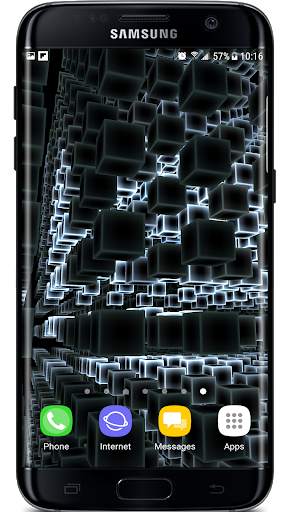 Infinity Parallax Cubes 3D Live Wallpaper screenshot 1