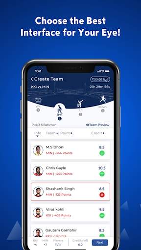 Dream11 App: Dream Team screenshot 2