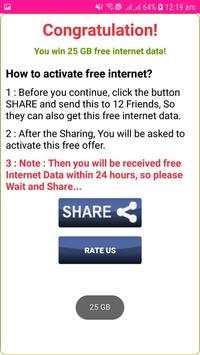 Daily Free 25 GB Data - For All Countries (Prank) screenshot 6