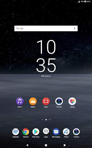 Nature Black Theme Xperia 1 (live wallpaper) screenshot 6