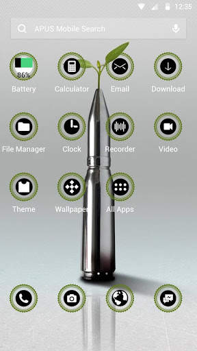 Leave-APUS Launcher theme screenshot 2