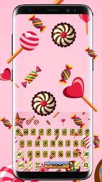 Sweet Candy Keyboard Theme screenshot 1