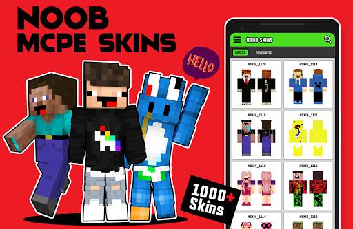 NOOB Skins for Minecraft screenshot 1