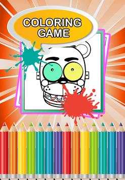 Five Nights FNAF Coloring Game screenshot 3