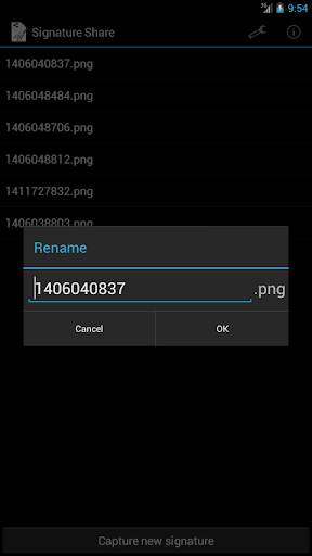 Signature Share screenshot 3