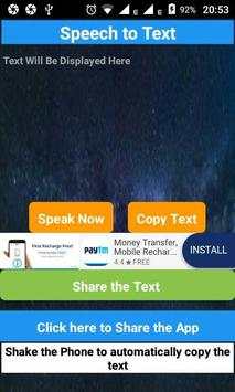 Speech to Text for whatsApp,Facebook,Messags etc., screenshot 2