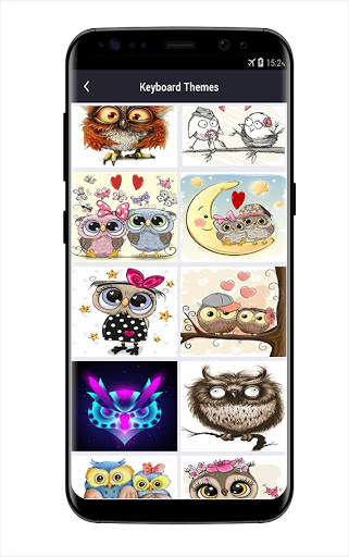 Cute Owl Love keyboard🦉 स्क्रीनशॉट 8