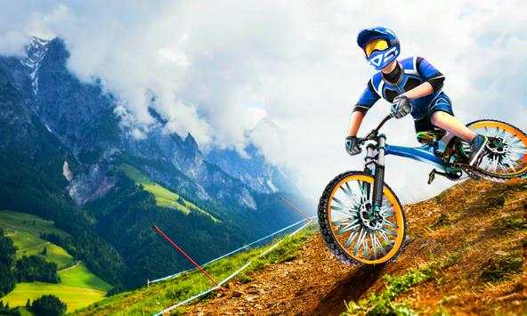 Mountain Racing Moto Game screenshot 1