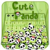 Cute Panda Keyboard Theme 10001004
