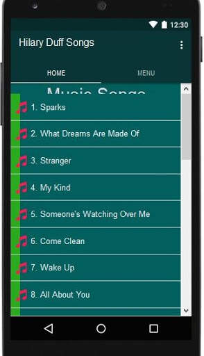 Hilary Duff Songs screenshot 1