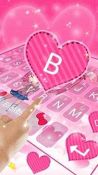 Cute Doki Girls Keyboard Theme screenshot 2