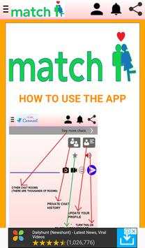 MATCH.com 100%Free Chat, DATE, FLIRT, FIND FRIENDS screenshot 1