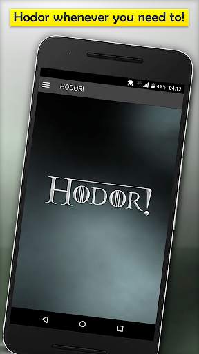 HODOR: Game of Thrones Fun App screenshot 1