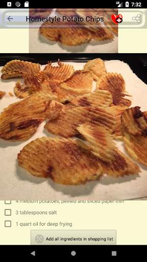 Chips Recipes – potato chips, crisps screenshot 4