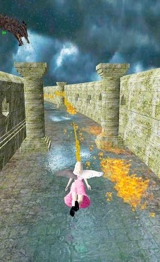 Flying Girl Runner 4 screenshot 1