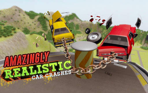 Chained Car Crash Beam Drive: Accident Simulator screenshot 2