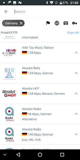 Radio player recording Radio Stream – Atherion screenshot 1