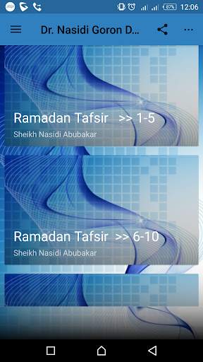 Sheikh Nasidi Abubuakar G/Dutse - Tafsir 2018 screenshot 2