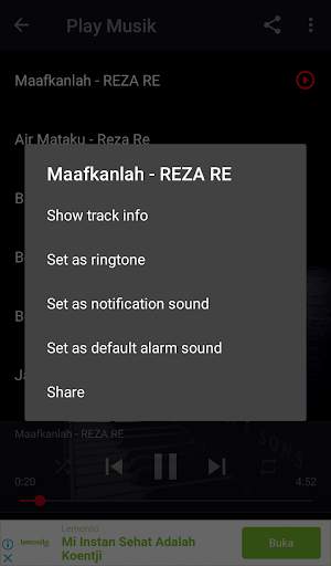 Reza Re mp3 Offline screenshot 5