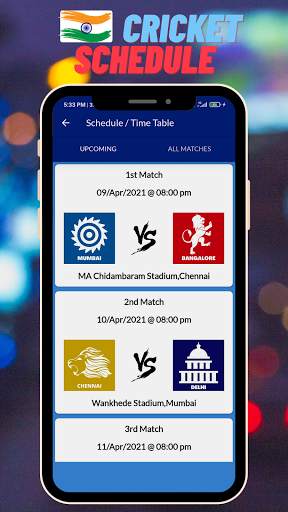 Live Scores for I-P-L 2021 : Highlights, Schedule screenshot 6