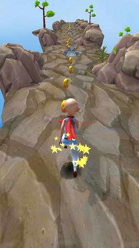Ipin Dash 3D - Run Of Deep Floating Land скриншот 2